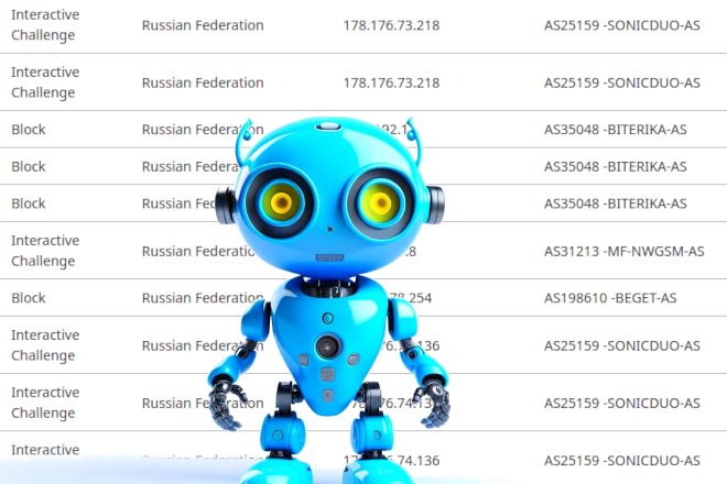 Нишевый интернет-магазин на Drupal, фильтрация поведенческих ботов